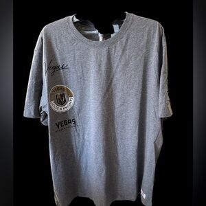 Mitchell & Ness Heather Gray Vegas Golden Knights City Collection T-Shirt 3XL